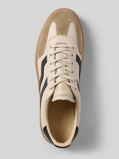 GANT Sneakersy ze skóry naturalnej z wytłoczonym logo model ‘Cuzima’ Beżowy 3