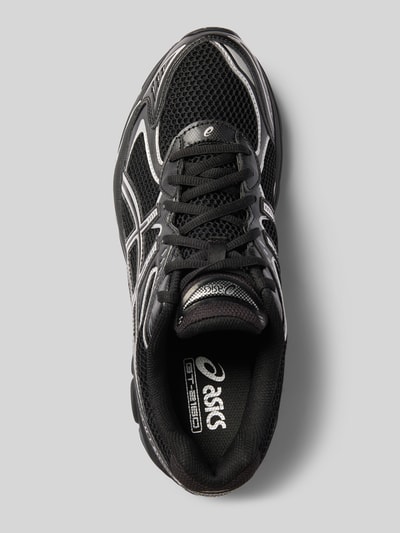 Produktfoto, Sneakersy z paskami w kontrastowym kolorze Model 'GT-2160' od ASICS TIGER, zaokrąglony kształt, wiązanie, wytłoczony napis, fakturowana podeszwa, wysokość obcasa w rozmiarze 44: 4 cm, wysokość cholewki w rozmiarze 44: 8 cm, szerokość w rozmiarze 44: 9 cm