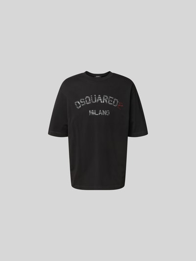 Dsquared2 T-Shirt mit Label-Print Black 1