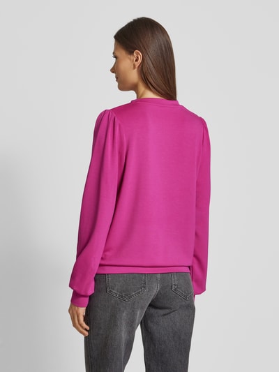 Soyaconcept Sweatshirt met ruches, model 'Banu' Felroze - 5