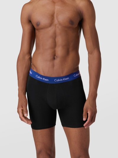 Calvin Klein Underwear Trunks mit Logo-Bund im 3er-Pack Black 1