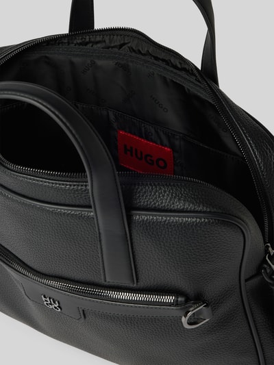 HUGO Handtasche mit Label-Detail Modell 'Nesh' Black 5