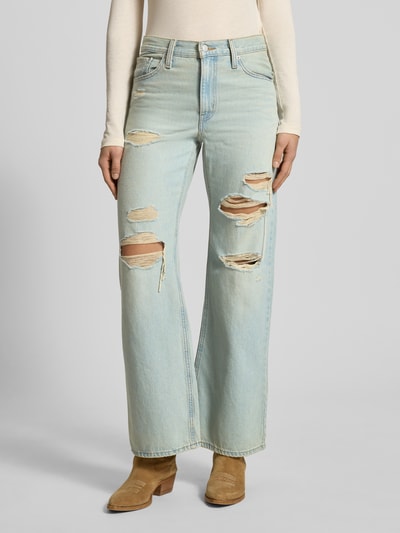 Levi's® Jeansy z efektem znoszenia model 'MIDDY' Jasnoniebieski 4