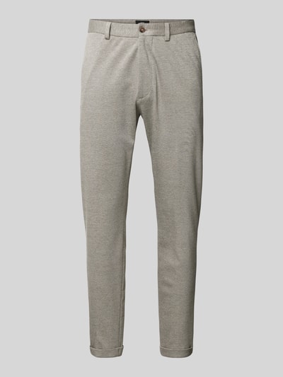 Cinque Grey Broek met haakjes- en ritssluiting, model 'CIBODO' Lichtgrijs - 2