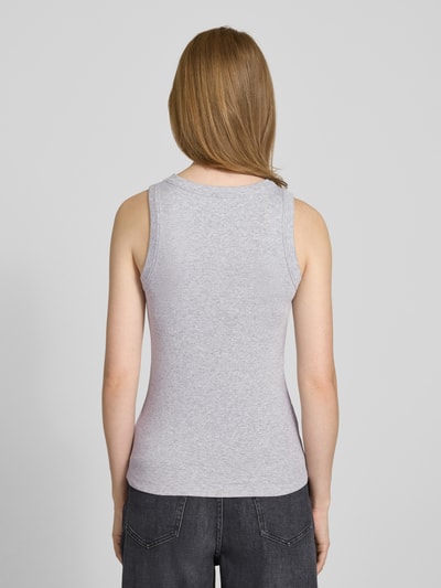 Drykorn Tanktop mit gerippten Abschlüssen Modell 'OLINA' Hellgrau 5