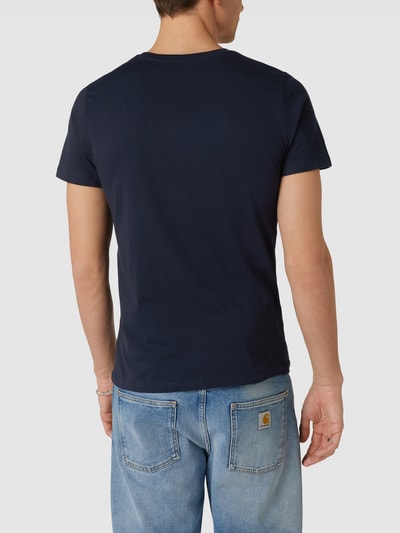 Jack & Jones T-Shirt mit Label-Print Dunkelblau 5