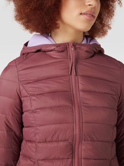 Review Steppjacke mit seitlichen Eingrifftaschen Mauve 3