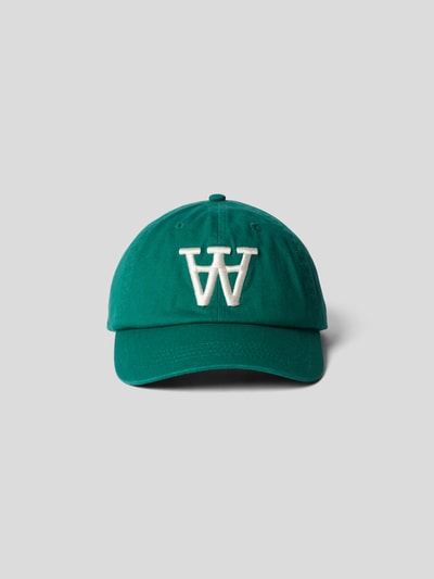 WOOD WOOD Cap mit Logo-Motiv Grün 4