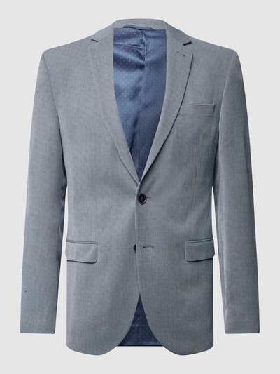 MCNEAL Slim fit colbert met 2 knopen en geweven motief Blauw - 2