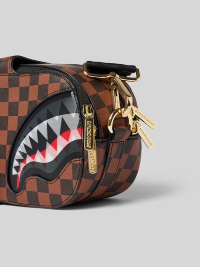 Sprayground Torba na ramię z naszywką z logo model ‘SIP LENTICULAR CHOMP’ Średniobrązowy 3