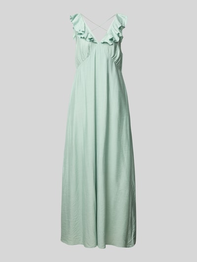 moves Maxikleid mit Volants Modell 'Leanna' Schilf 2