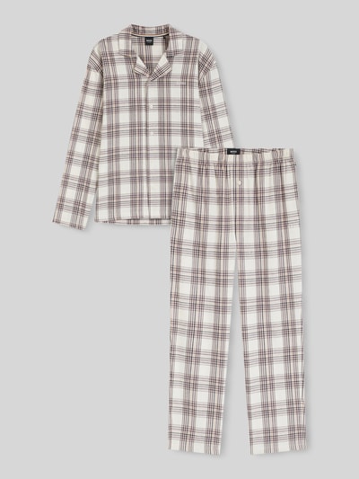 BOSS Pyjama-Set mit Logo-Detail im 2-teiligen Set Offwhite 2