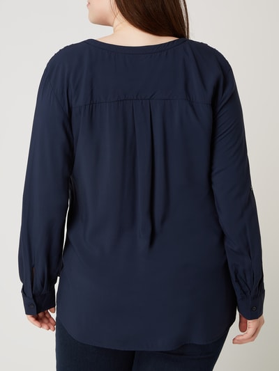 Tom Tailor Plus PLUS SIZE Blusenshirt aus Viskose Marine 6