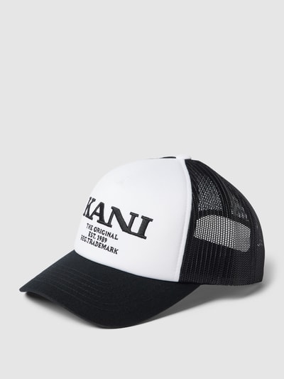 KARL KANI Cap mit Label-Stitching Modell 'Retro' Black 1