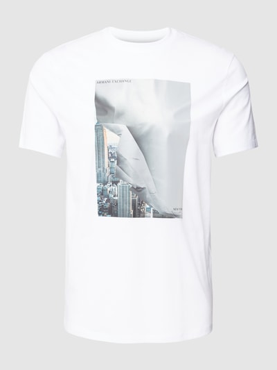 ARMANI EXCHANGE T-shirt met motiefprint Wit - 2