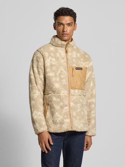 COLUMBIA Fleecejacke mit Stehkragen Camel 4