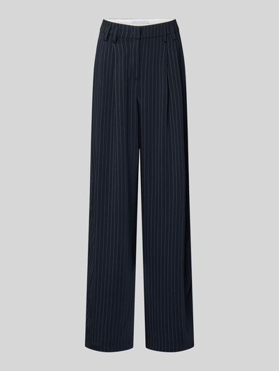 Produktfoto, stoffen broek met materiaalmix en viscose, los model, Franse steekzakken, model 'MAYLA' van Raffaello Rossi