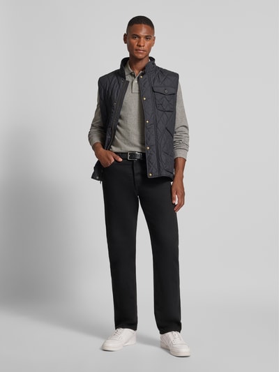 Polo Ralph Lauren Poloshirt mit Label-Stitching Hellgrau 1