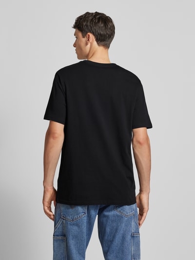 Carhartt Work In Progress T-Shirt mit Label-Patch Modell 'POCKET' Black 5