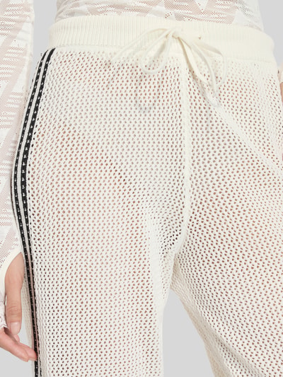adidas Originals Regular Fit Trainingshose in Strickoptik Modell 'FIREBIRD' Offwhite 3