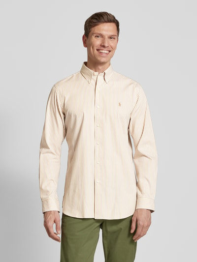 Polo Ralph Lauren Custom fit vrijetijdsoverhemd met button-downkraag Beige - 4