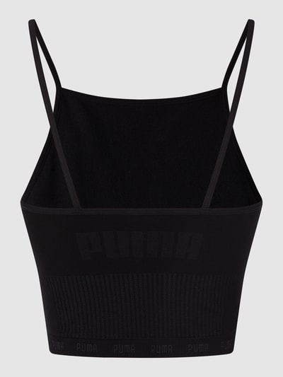 PUMA PERFORMANCE Crop Top mit Label-Details Black 3