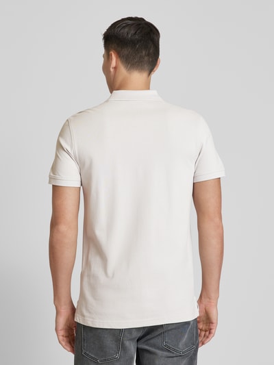 MCNEAL Poloshirt met labelstitching  Lichtgrijs - 5