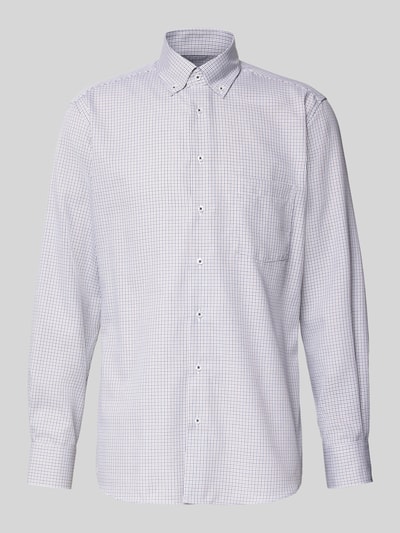 ETERNA Koszula biznesowa o kroju regular fit z kołnierzykiem typu button down Granatowy 2