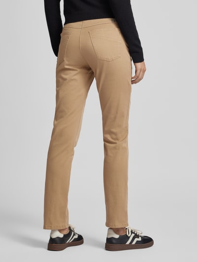 Raphaela By Brax Stoffen broek met 5-pocketmodel, model 'PAMINA' Camel - 5