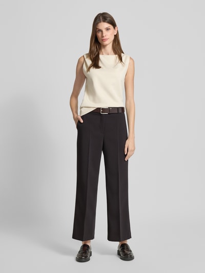 SEDUCTIVE Stoffhose mit Gesäßtasche Modell 'DOMENICA' Dunkelbraun 1