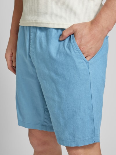 Matinique Korte broek met elastische band, model 'barton' Lichtblauw - 3