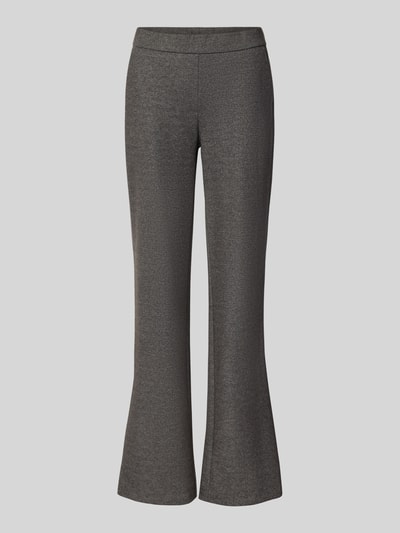 Produktfoto, Weite Hose mit Viskose-Anteil Modell 'Jenny' von TONI in Grau mit glatter Oberfläche, Damen Weite Hose von TONI