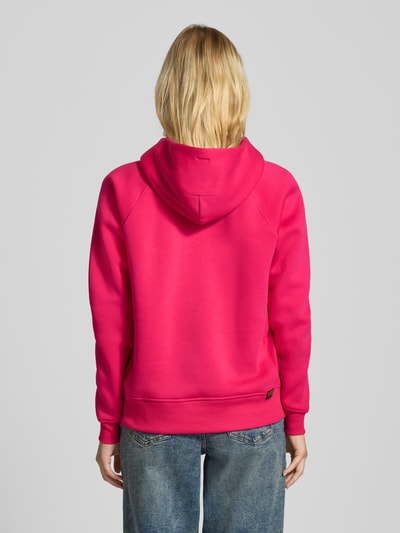 G-Star Raw Bluza z kapturem z wyhaftowanym logo Mocnoróżowy 5