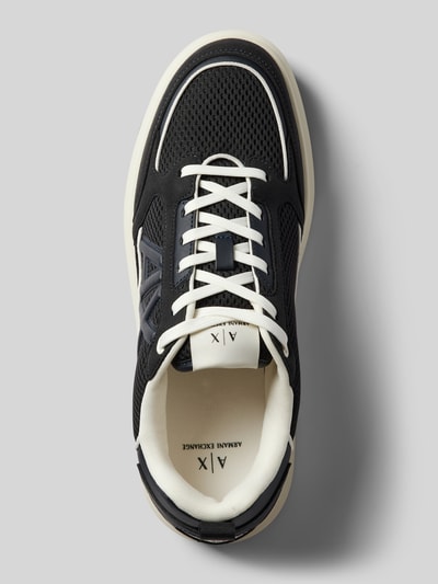 ARMANI EXCHANGE Sneakersy z nadrukiem z logo Granatowy 3