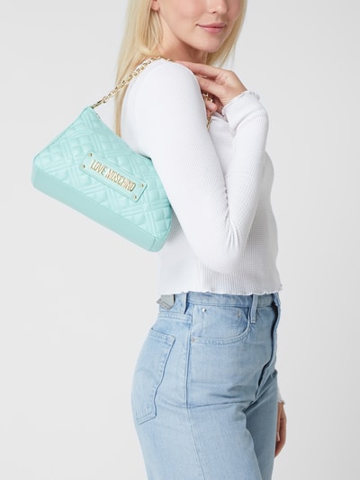 Love Moschino Crossbodytas met stiksels Mintgroen - 1