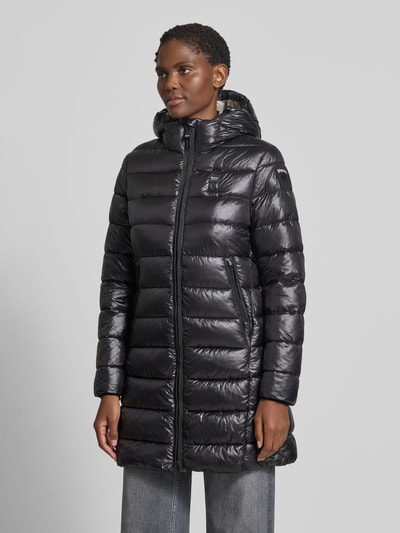 Blauer Usa Steppmantel mit Sorona®-Füllung Modell 'Adelaide' Black 4