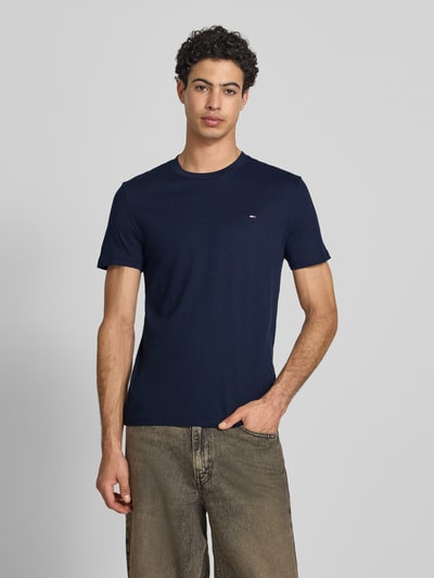 Tommy Jeans Slim Fit T-Shirt Set aus reiner Baumwolle im 2er-Pack Dunkelblau 4