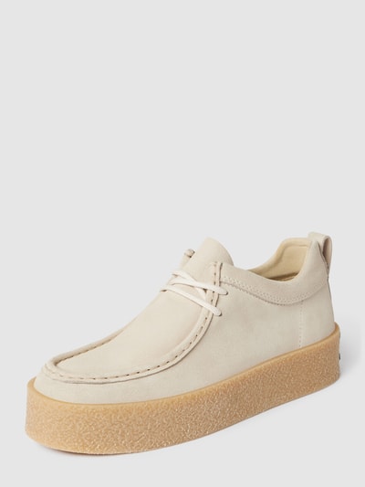 Tommy Jeans Halbschuhe aus echtem Leder mit Plateausohle Offwhite 2