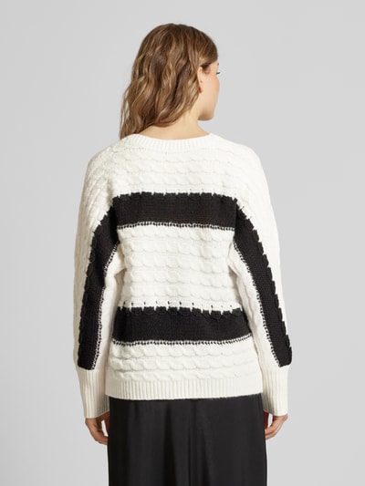 Brax Strickpullover mit Label-Detail Modell 'LIV' Offwhite 5