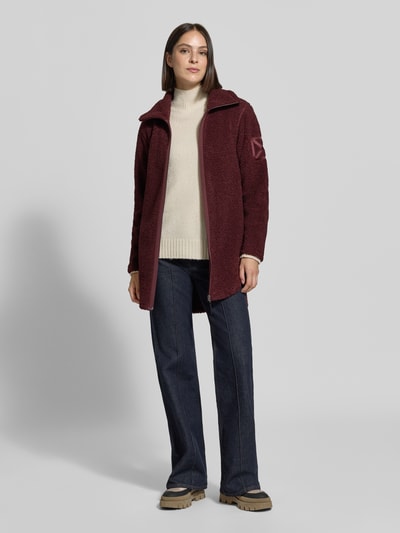 Didriksons Relaxed Fit Jacke mit Stehkragen Modell 'Umi' Bordeaux 1