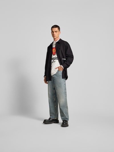 Kenzo Freizeithemd mit Knopfleiste Black 1