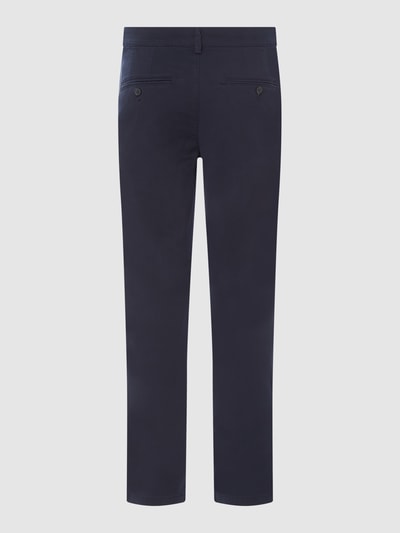 SELECTED HOMME Slim fit chino in effen design, model 'NEW Miles' Marineblauw - 3