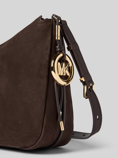 MICHAEL Michael Kors Umhängetasche in Leder-Optik Modell 'NOLITA' Dunkelbraun 3
