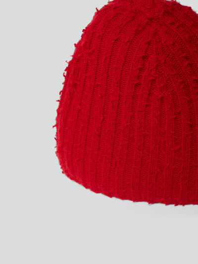 Roberto Collina Beanie aus Kaschmir-Woll-Mix Rot 3