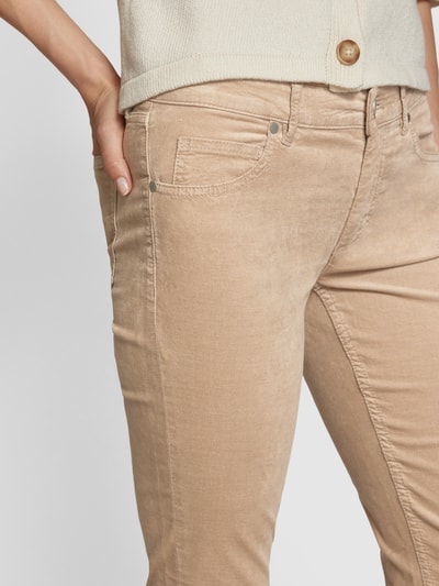 Marc O'Polo Slim Fit Samthose aus Baumwoll-Viskose-Mix Modell 'LULEA' Beige 3