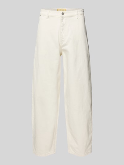 REVIEW Jeans met wijde pijpen en achterzakken Offwhite - 2