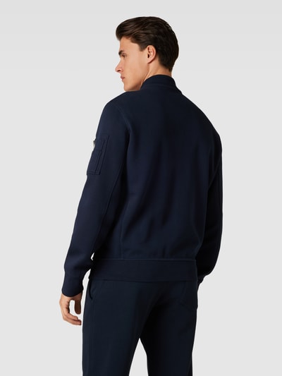 Polo Ralph Lauren Sweatjack met ritssluiting, model 'BOMBER' Marineblauw - 5