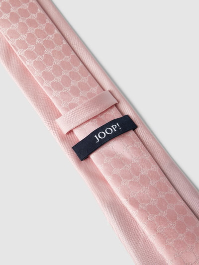 JOOP! Krawatte mit Allover-Muster (7 cm) Rose 4