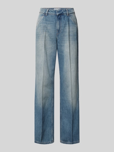 Bash Wide Leg Jeans mit Bundfalten Modell 'VECCHI' Hellblau 2