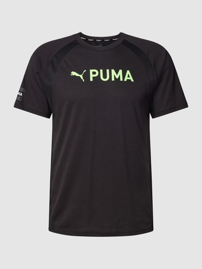 PUMA PERFORMANCE T-shirt met labelprint, model 'ULTRABREATHE' Zwart - 2